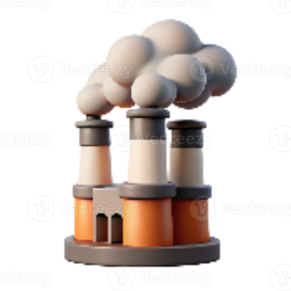 beautiful rustic Chimney Industrial Smoke Plumes Transparent Background genuine png