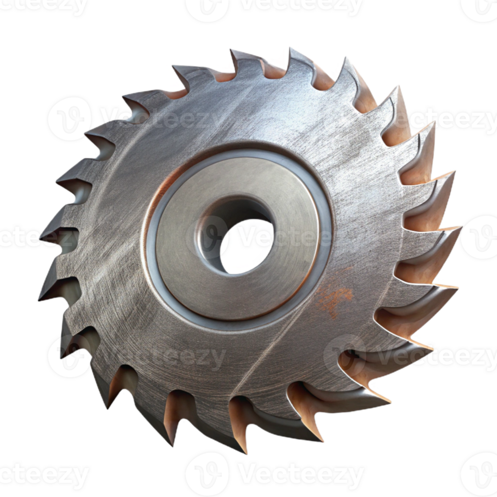 dramatic modern Circular Saw Blade Close Up Cutout Element professional png