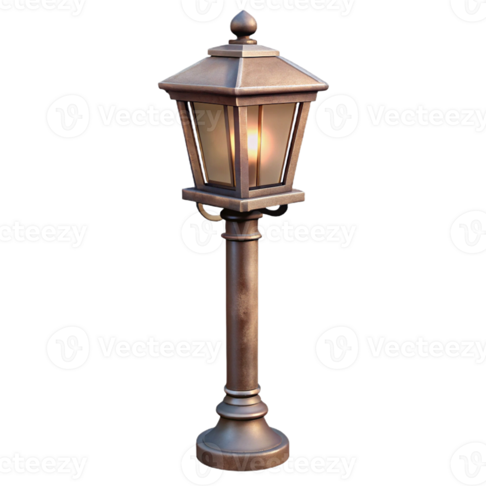 magnificent abstract City Street Lamp Post Black and White Cutout 4K png