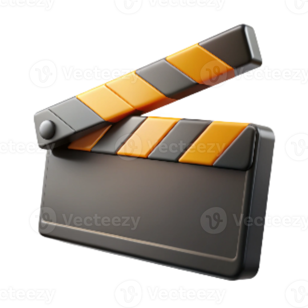 extraordinary artistic Clapperboard Closed Position Transparent Background authentic png