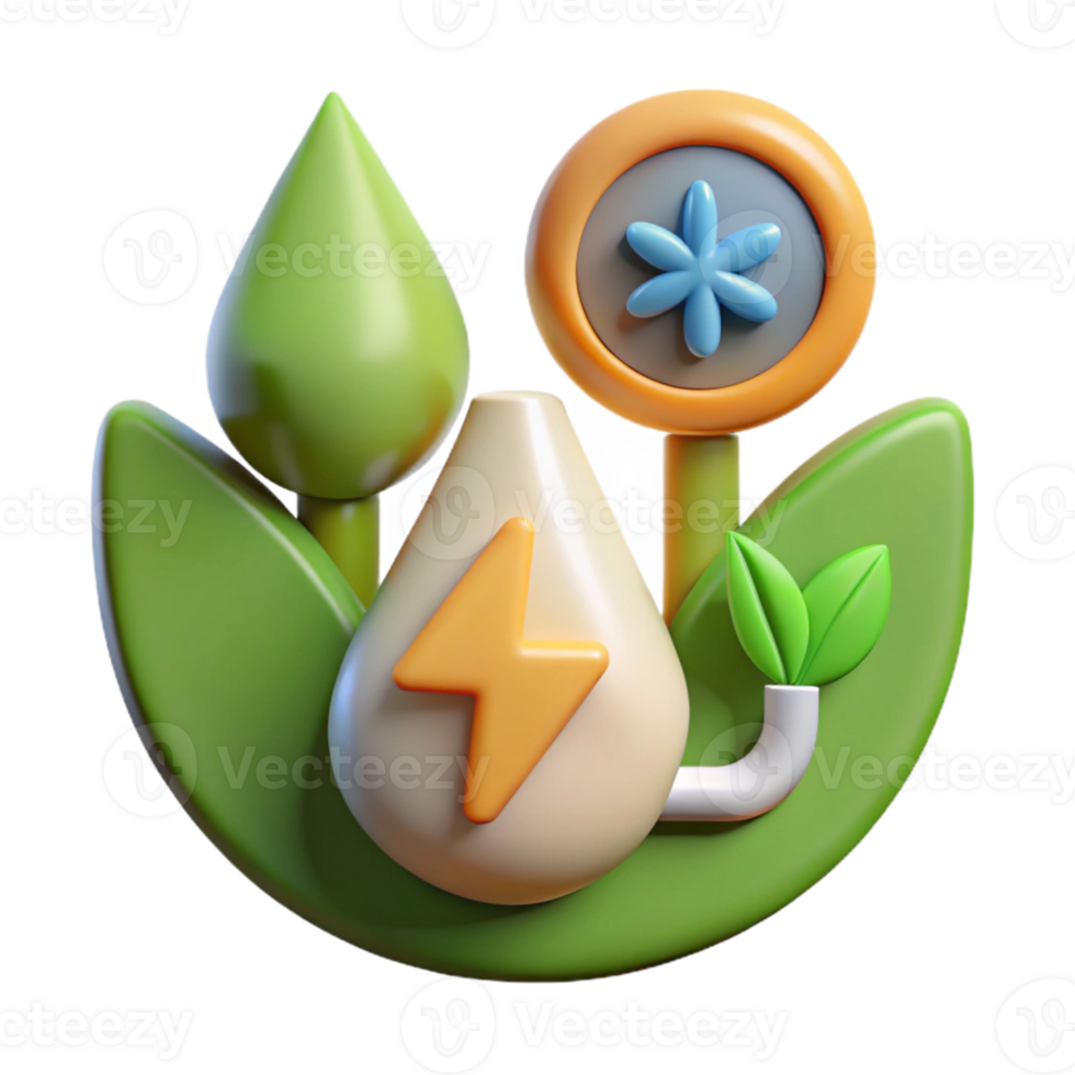 impressive classic Clean Energy Symbols Icon Set Cutout professional png