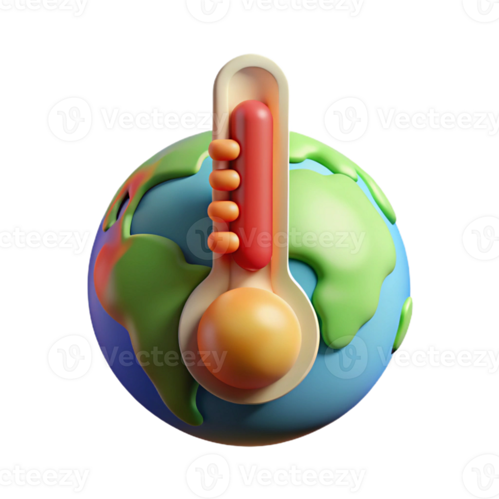 stunning creative Climate Change Thermometer Rising Isolated authentic png