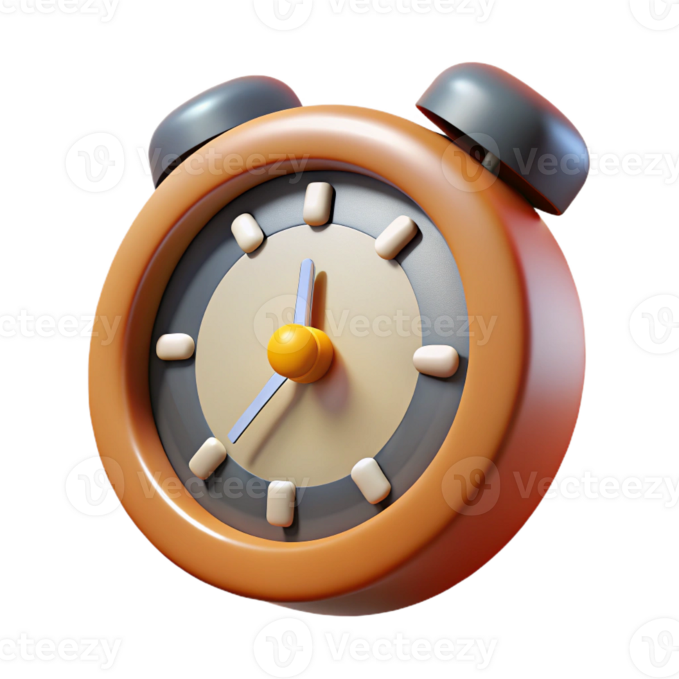 wonderful artistic Clock Showing Deadline Time Isolated high quality png