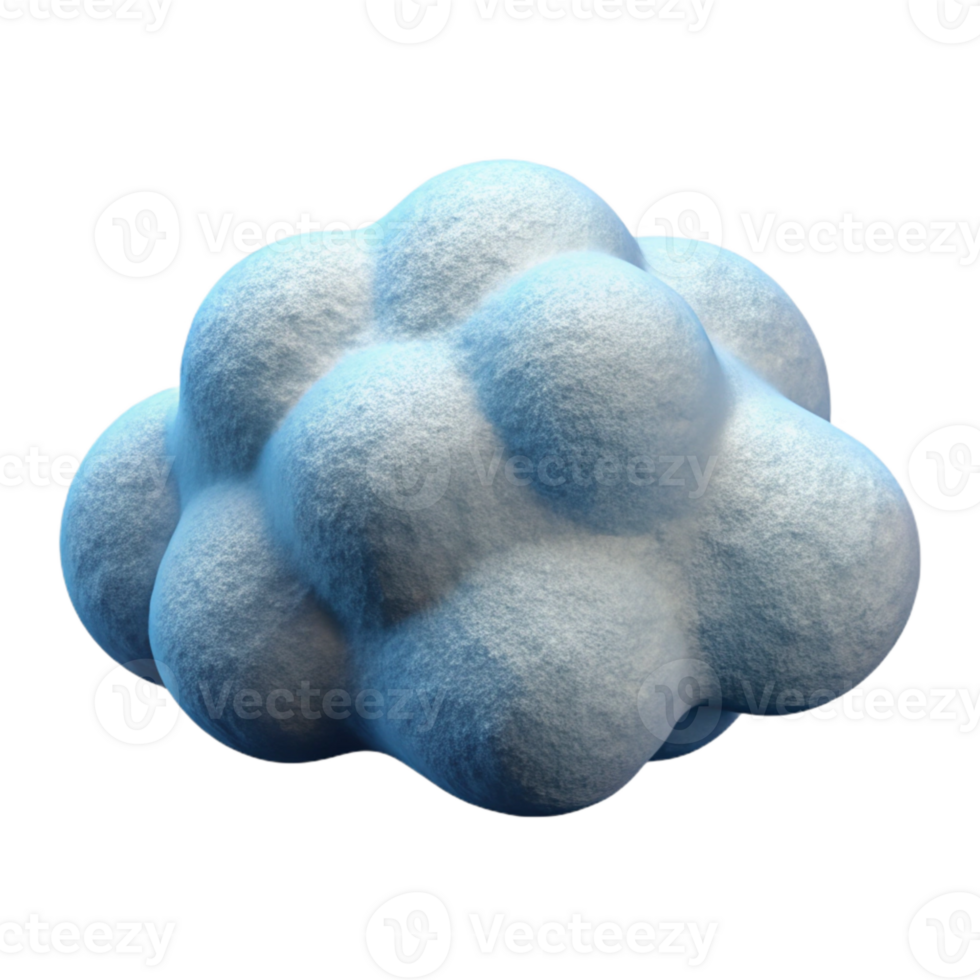 extraordinary modern Cloud Cutout with Fluffy Texture Transparent Background original png