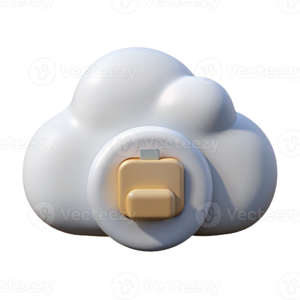 extraordinary traditional Cloud Storage Icon White Transparent Background genuine png