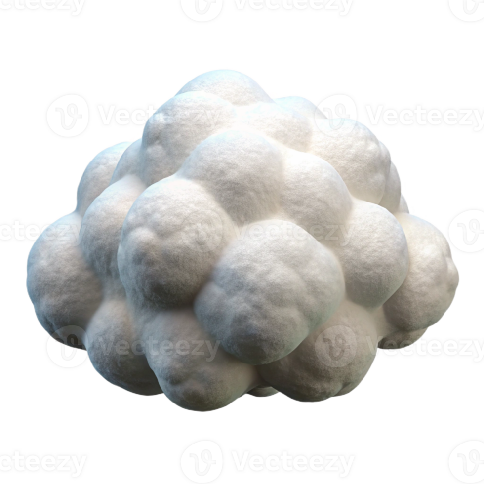 vibrant rustic Cloud White Fluffy Isolated genuine png