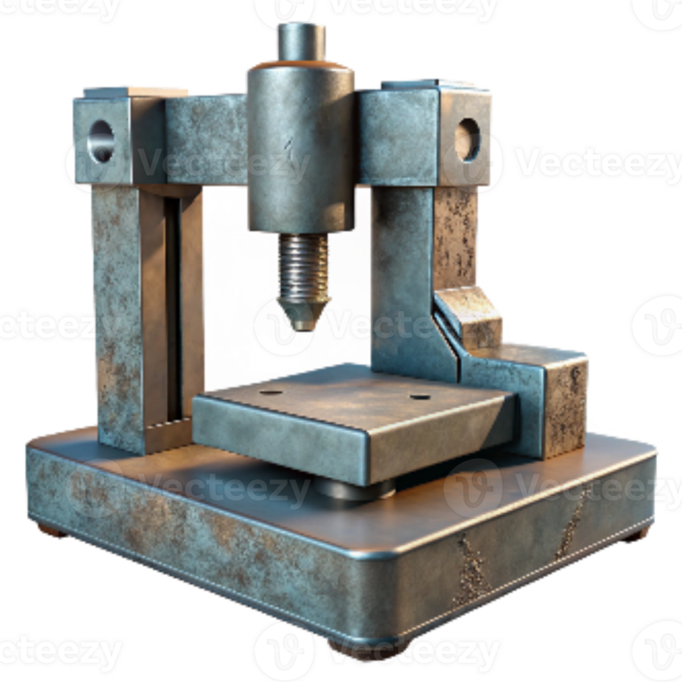 wonderful rustic Cnc Machine Cutting Metal Isolated authentic png