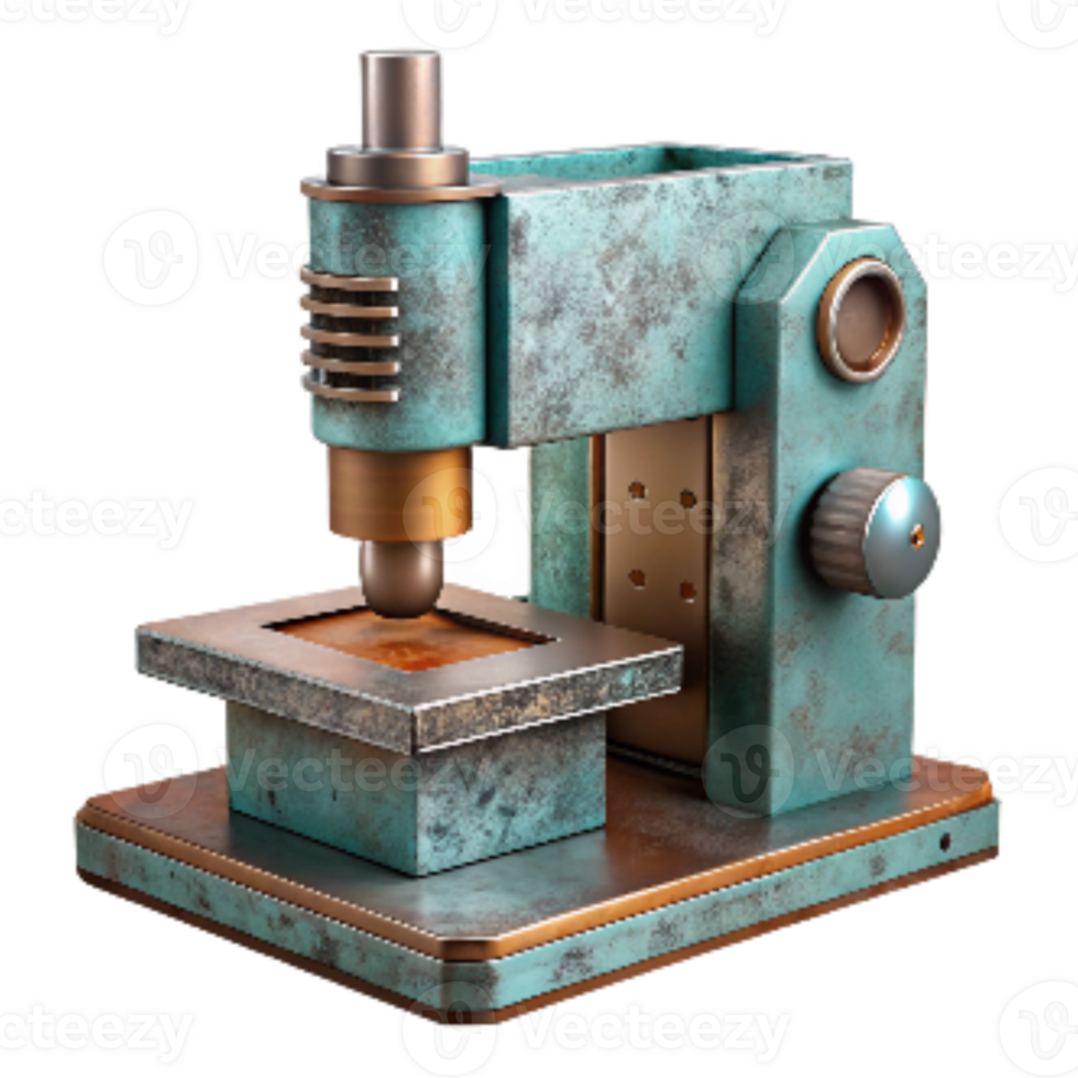 elegant classic Cnc Machine Cutting Metal Isolated original png