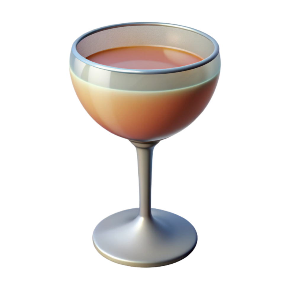 stunning modern Cocktail Glass Isolated premium png