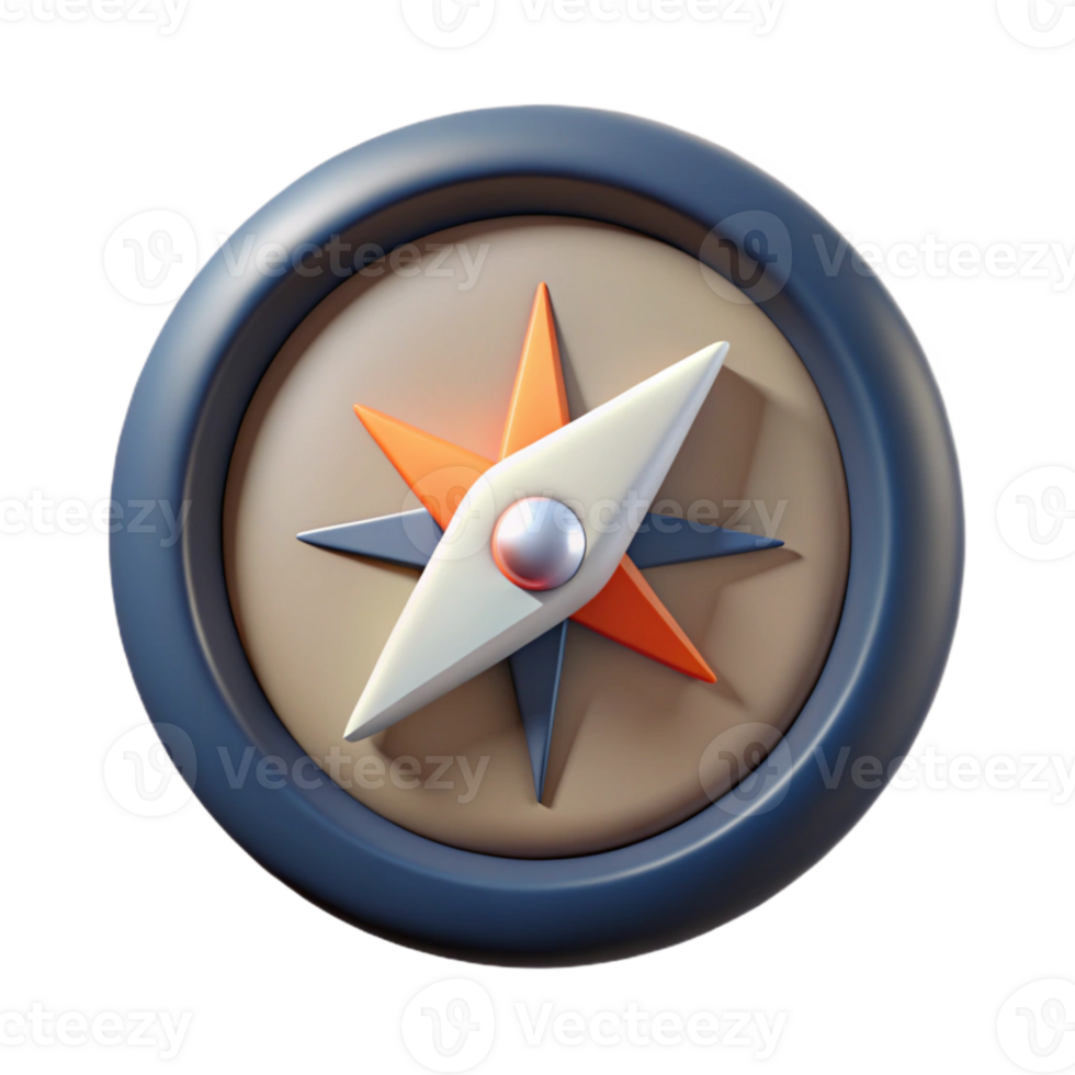 dramatic vintage Compass Navigation Guidance Symbol North Facing Cutout original png