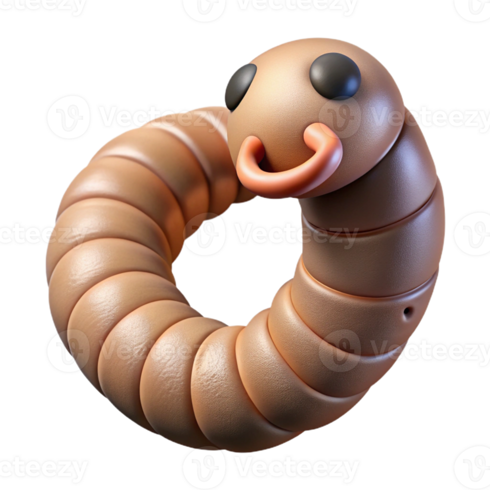 extraordinary abstract Compost Worm Close Up Cutout genuine png
