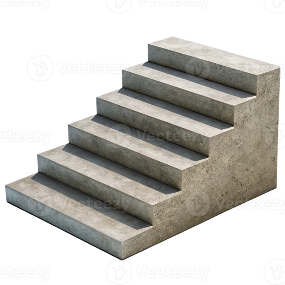 stunning abstract Concrete Steps Minimalist Style Cutout exclusive png