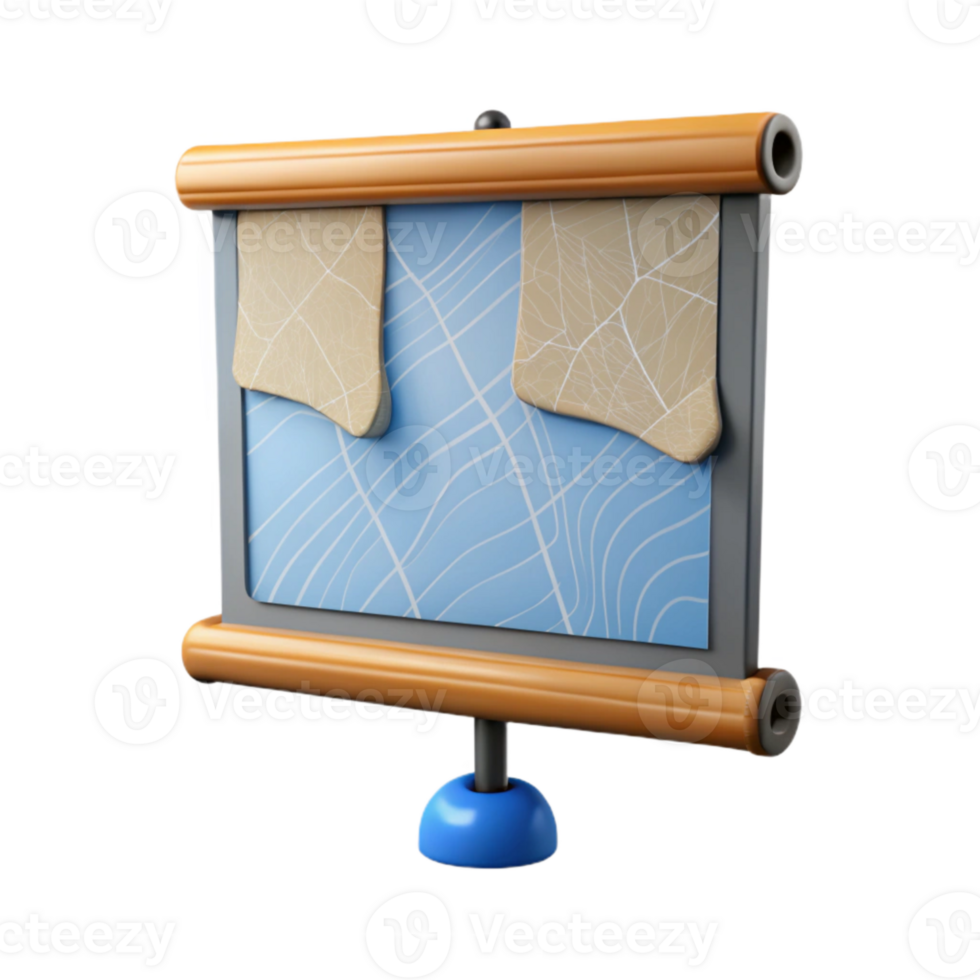 extraordinary minimalist Conference Banner Mockup Cutout with Stand premium png