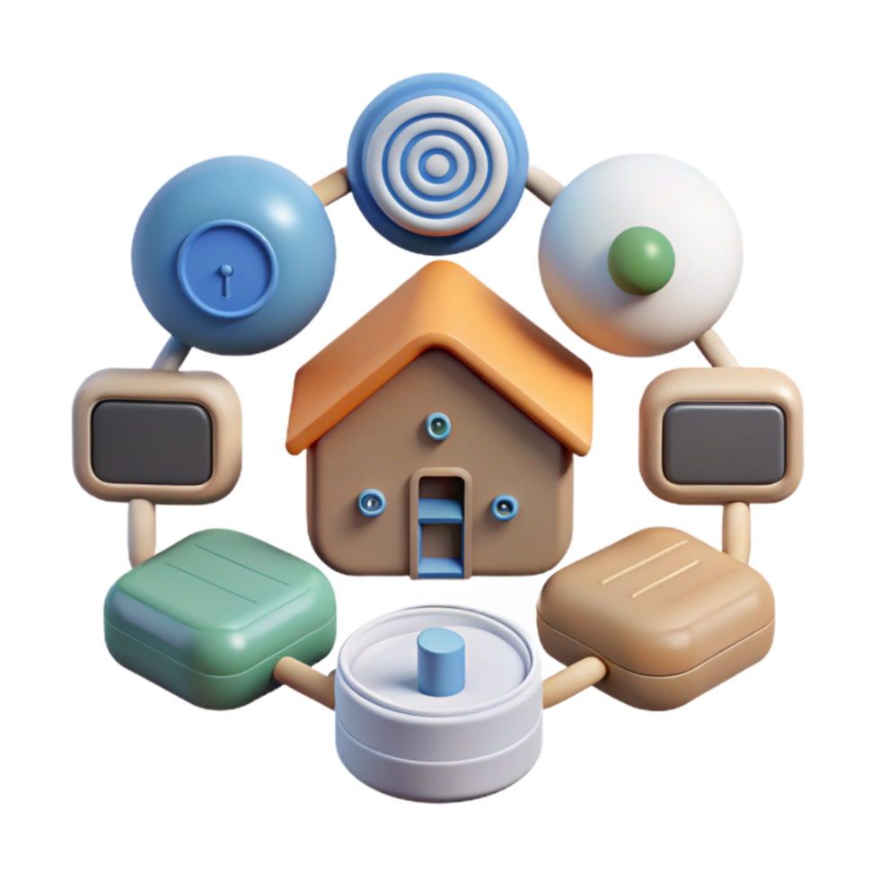 wonderful classic Connected Home Devices Group Shot Cutout genuine png