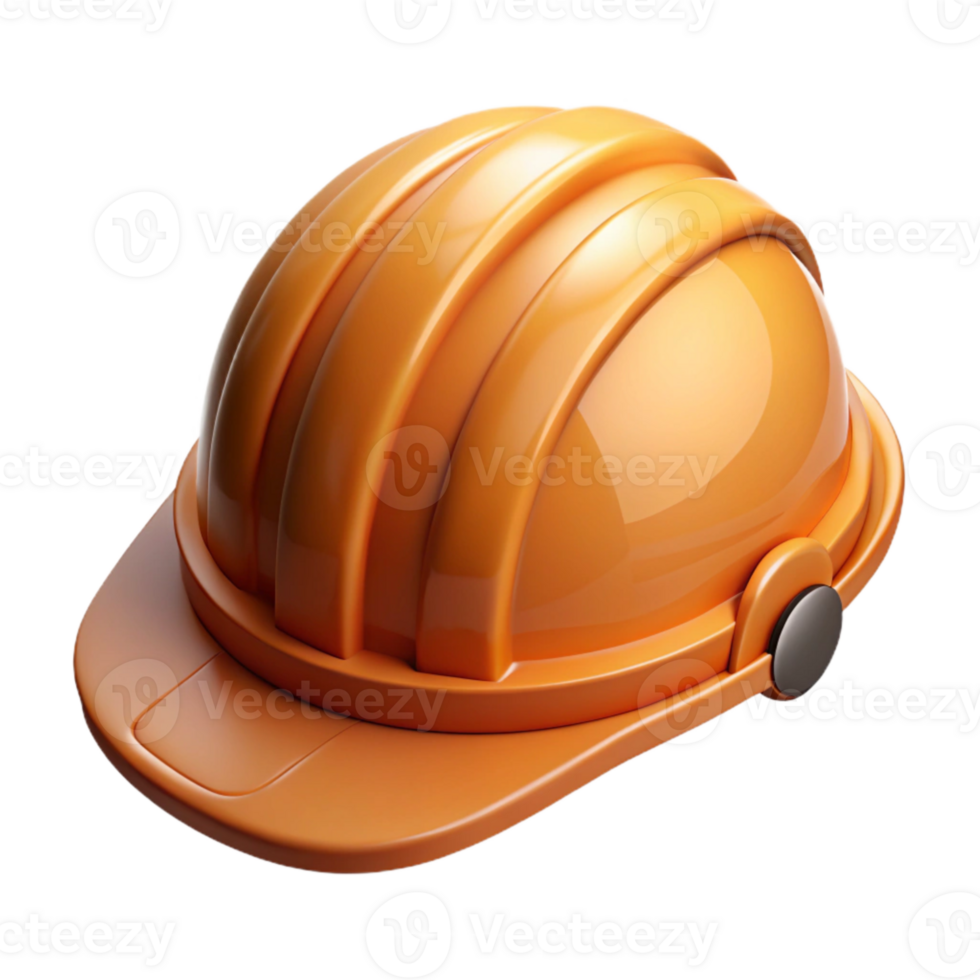 serene modern Construction Worker Hard Hat Transparent Background premium png