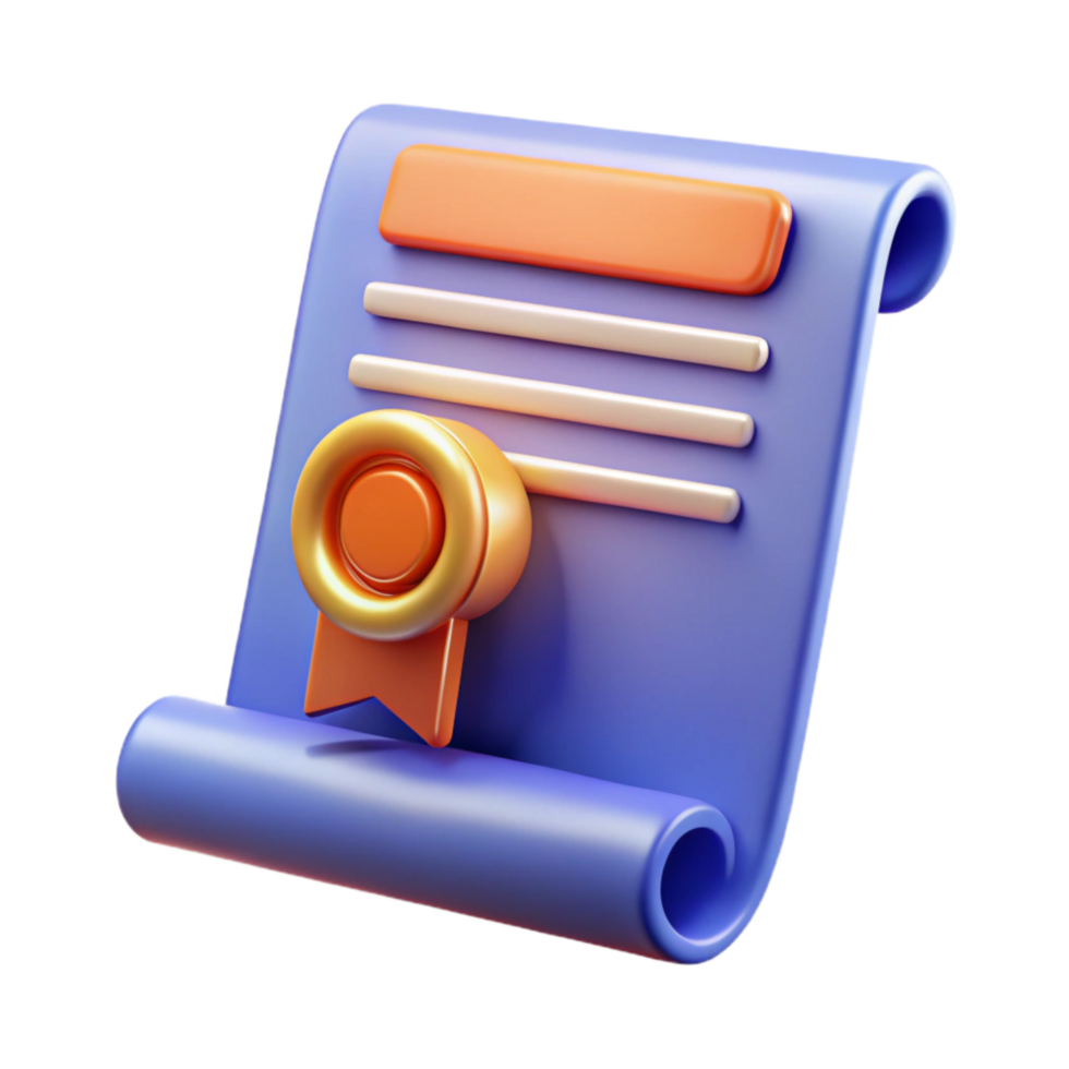 magnificent vintage Contract Document with Seal Cutout high quality png