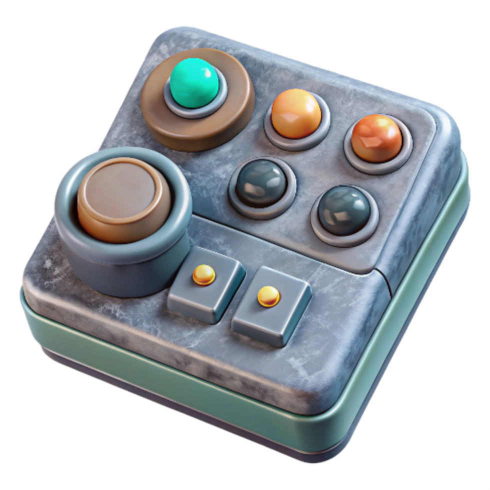 stunning classic Control Panel with Buttons and Dials Transparent Background genuine png