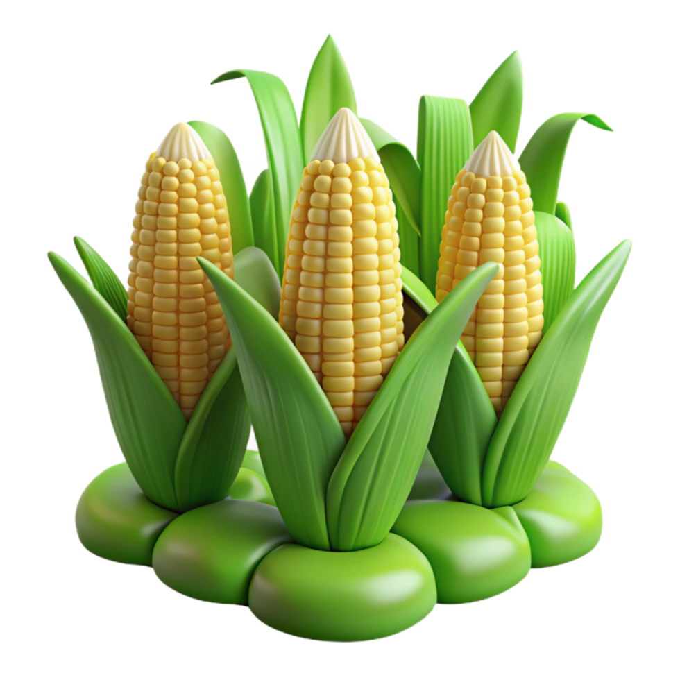 extraordinary rustic Corn Field Green Stalks Ripe Ears Transparent Background high resolution png