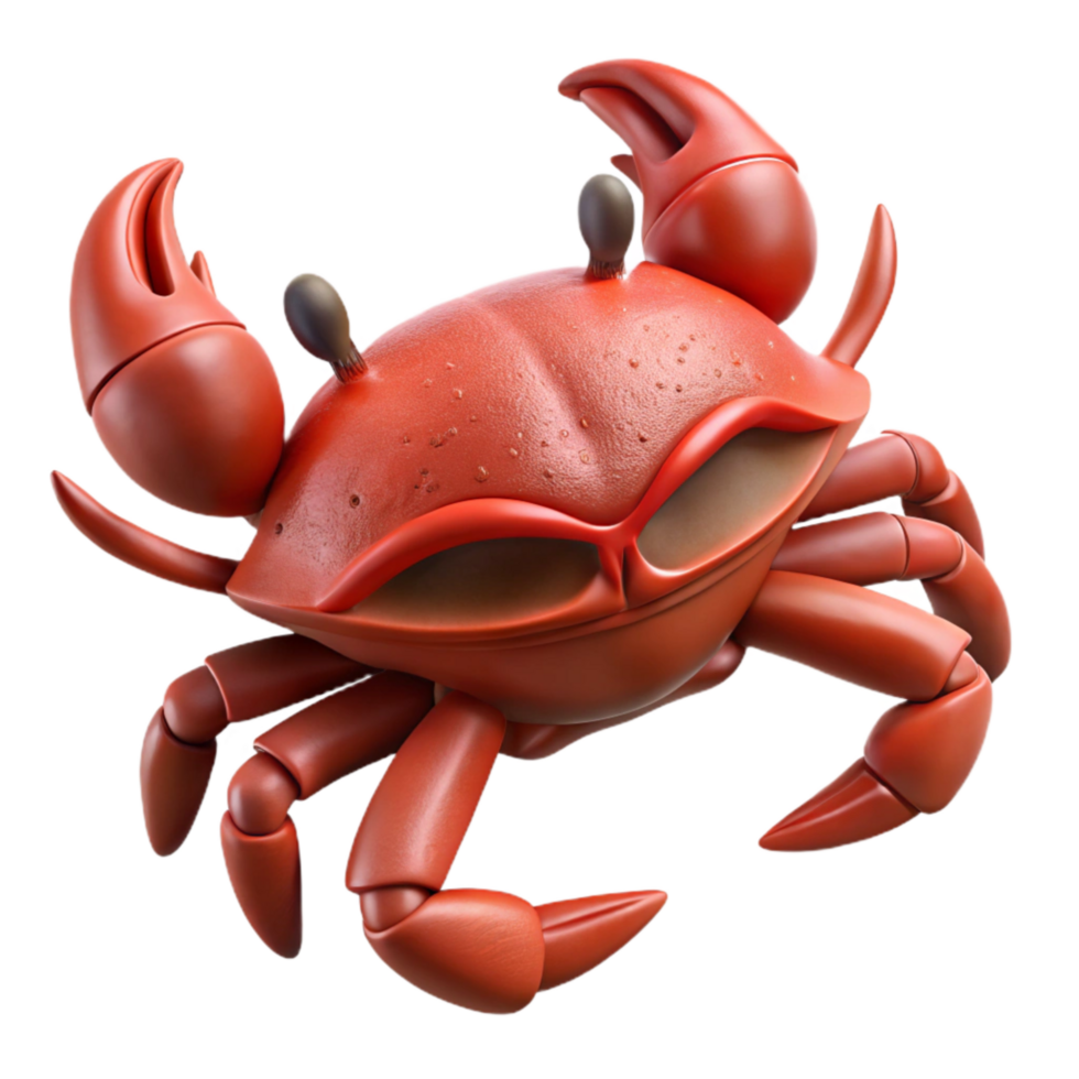 wonderful abstract Crab Whole Cooked Cutout authentic png