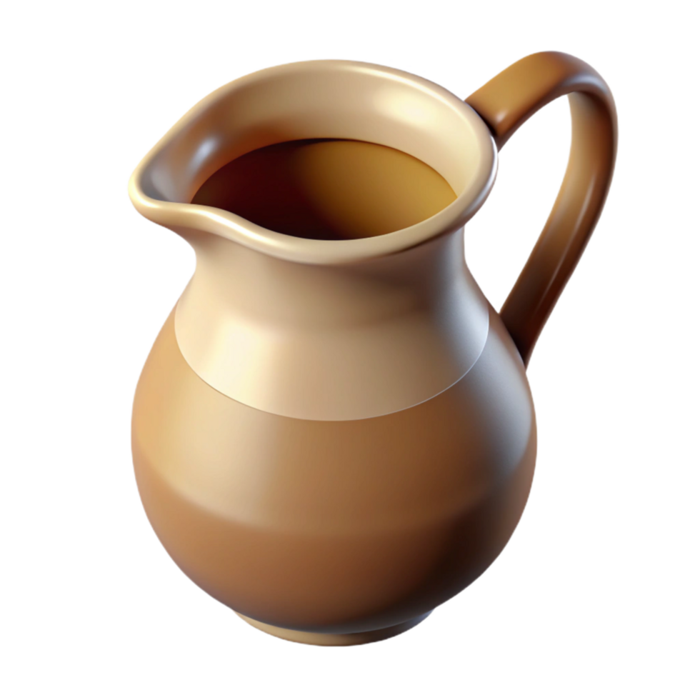 impressive artistic Creamer Pitcher Cutout with Elegant Design high resolution png