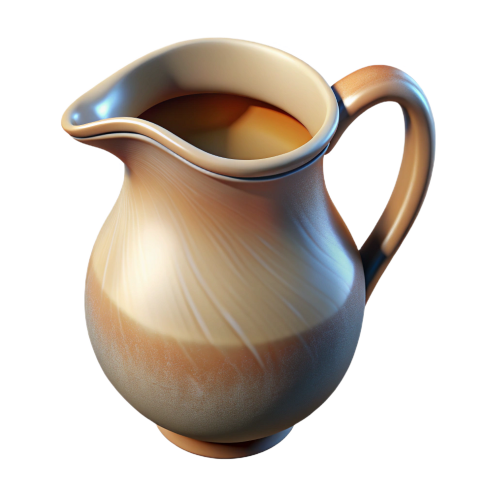 wonderful abstract Creamer Pitcher Cutout with Elegant Design high quality png