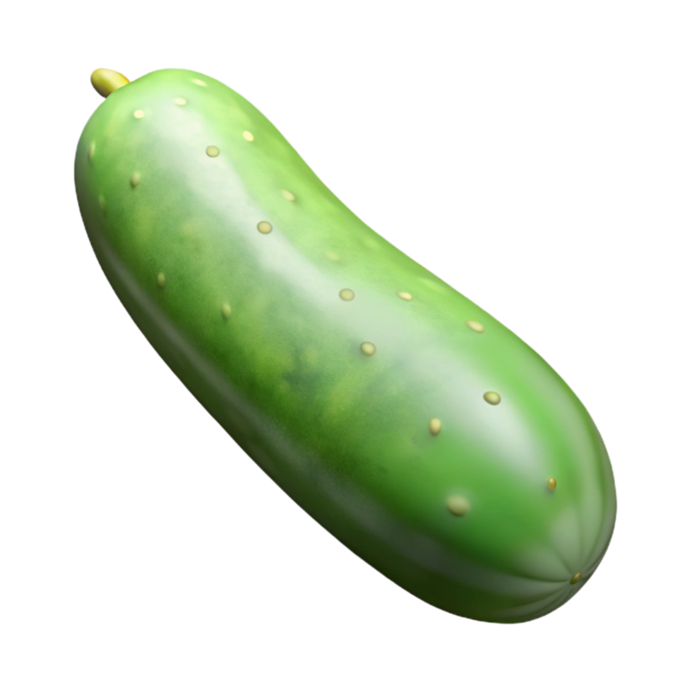 magnificent modern Cucumber Isolated on Transparent Background high quality png