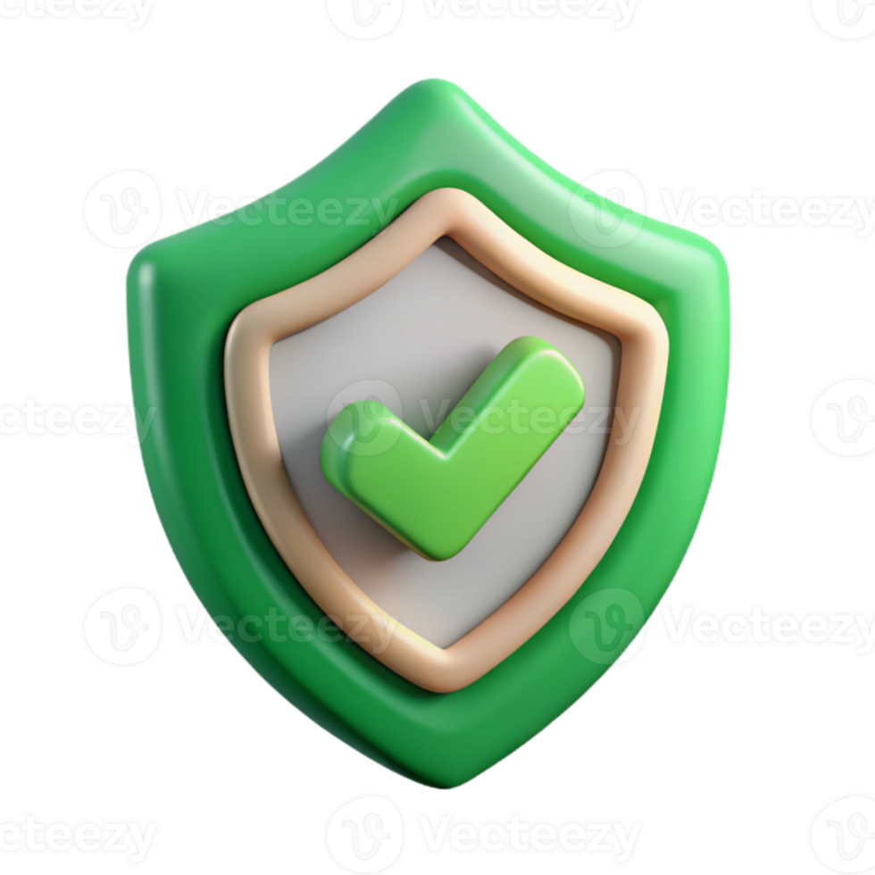 beautiful modern Cybersecurity Compliance Icon Green Checkmark Cutout premium png