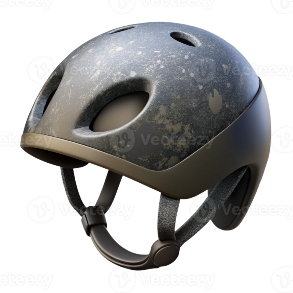 impressive modern Cycling Helmet Black Matte Finish Cutout original png