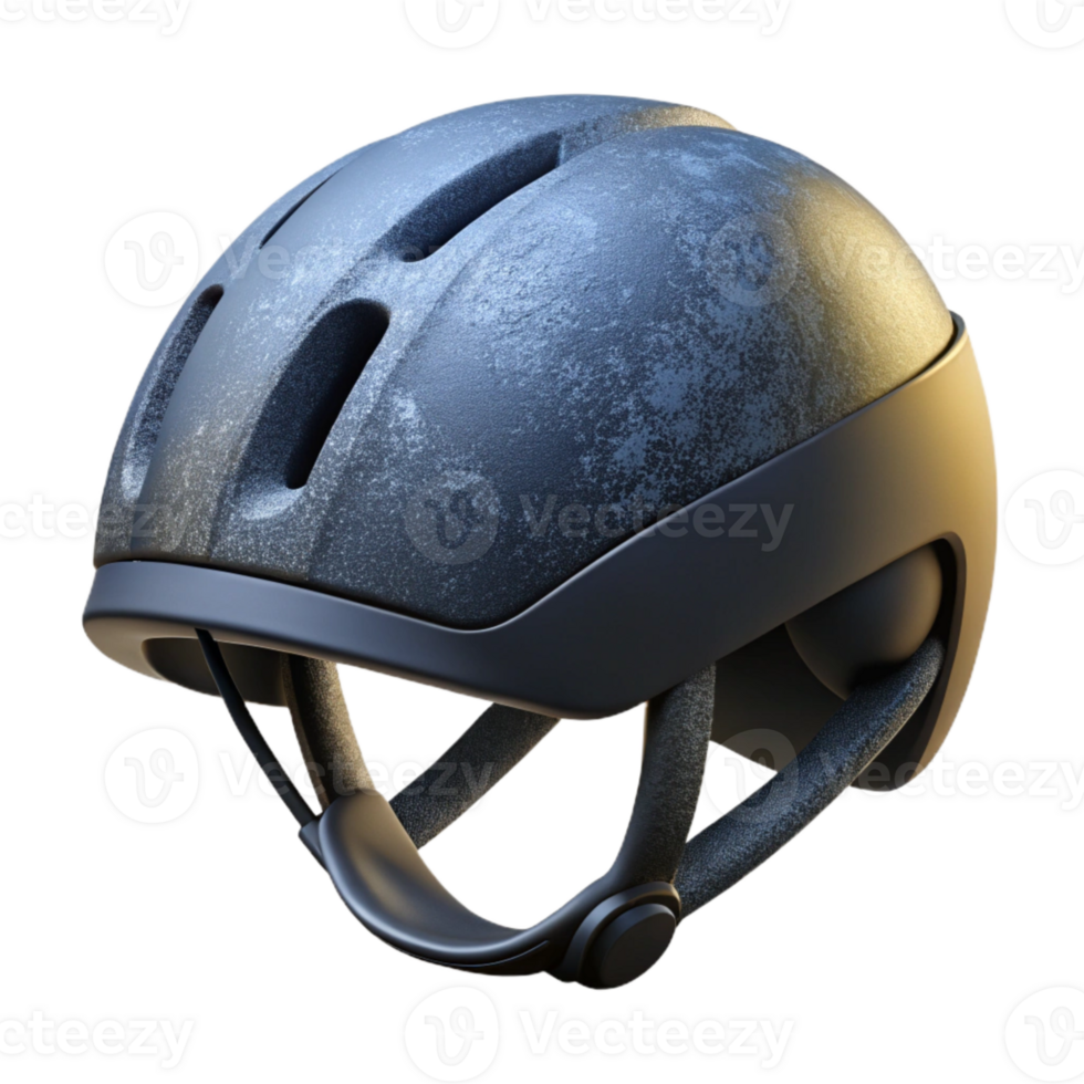 elegant rustic Cycling Helmet Black Matte Finish Cutout original png