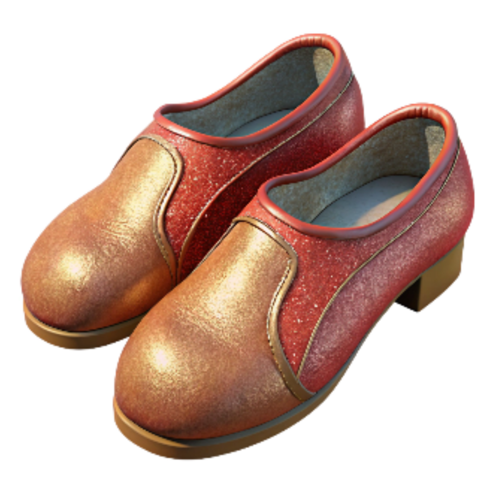 elegant abstract Dance Shoes Leather Material Isolated exclusive png