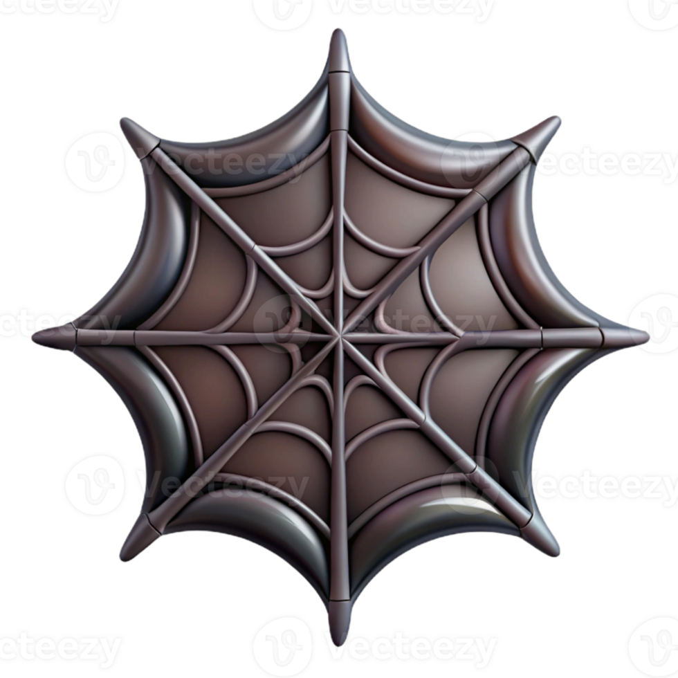 impressive rustic Dark Web Spider Web Illustration Isolated Element authentic png