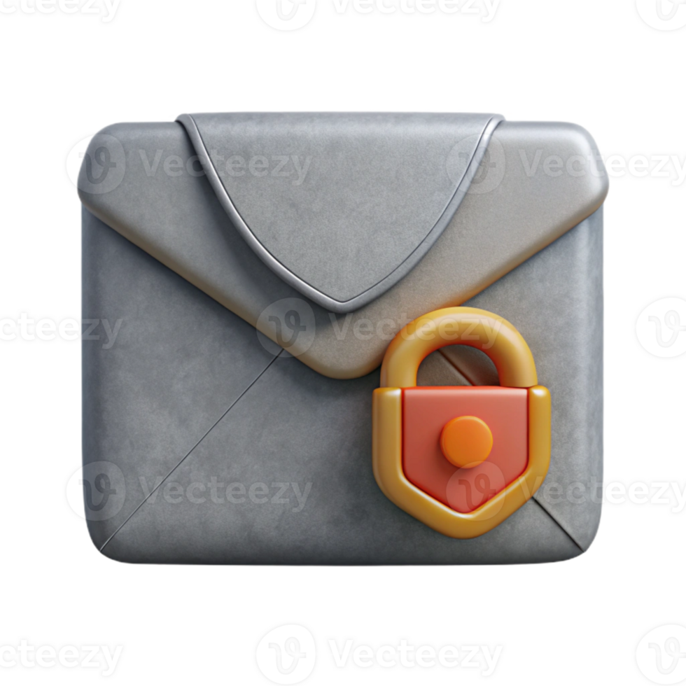 vibrant artistic Data Breach Notification Icon Gray Envelope Transparent Background exclusive png