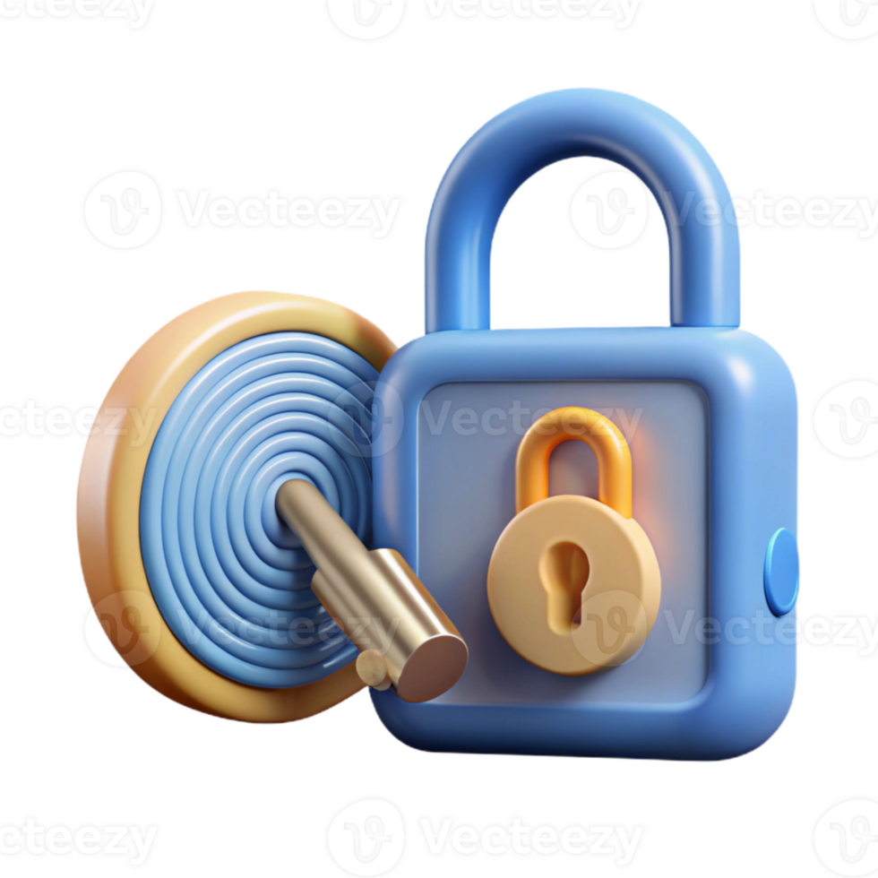 beautiful modern Data Encryption Key with Chain Cutout Security Element genuine png