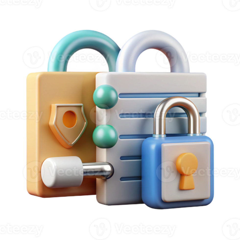 dramatic classic Data Encryption Process Visualization Isolated Element genuine png