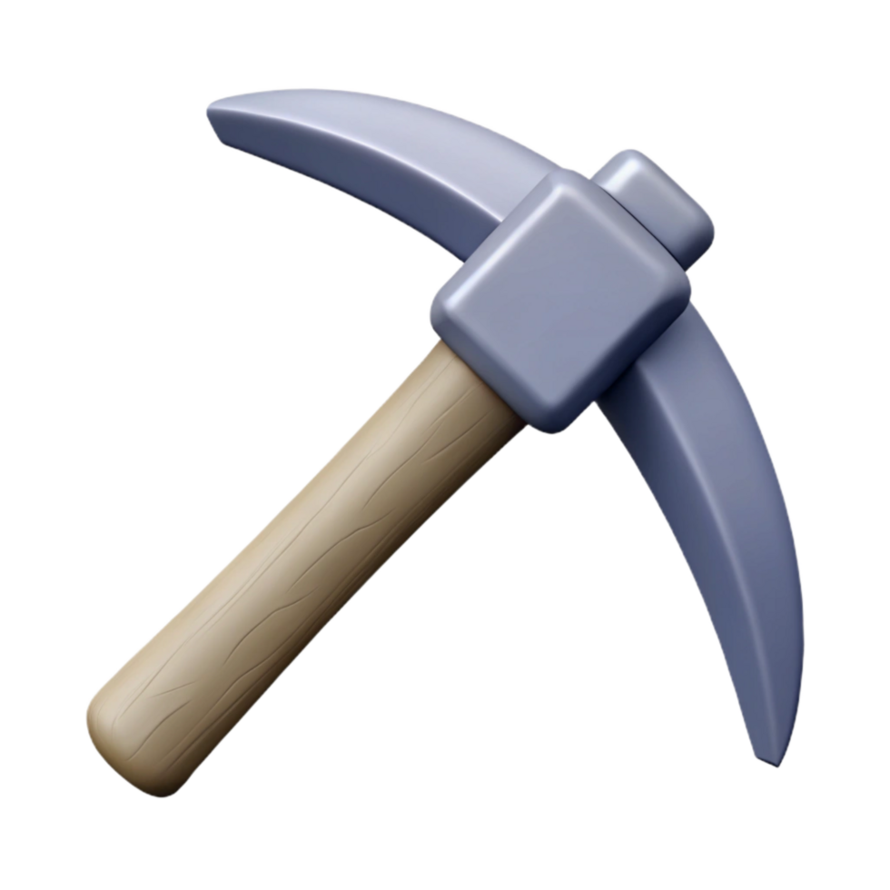 wonderful abstract Data Mining Methods Icon Gray Pickaxe Cutout professional png