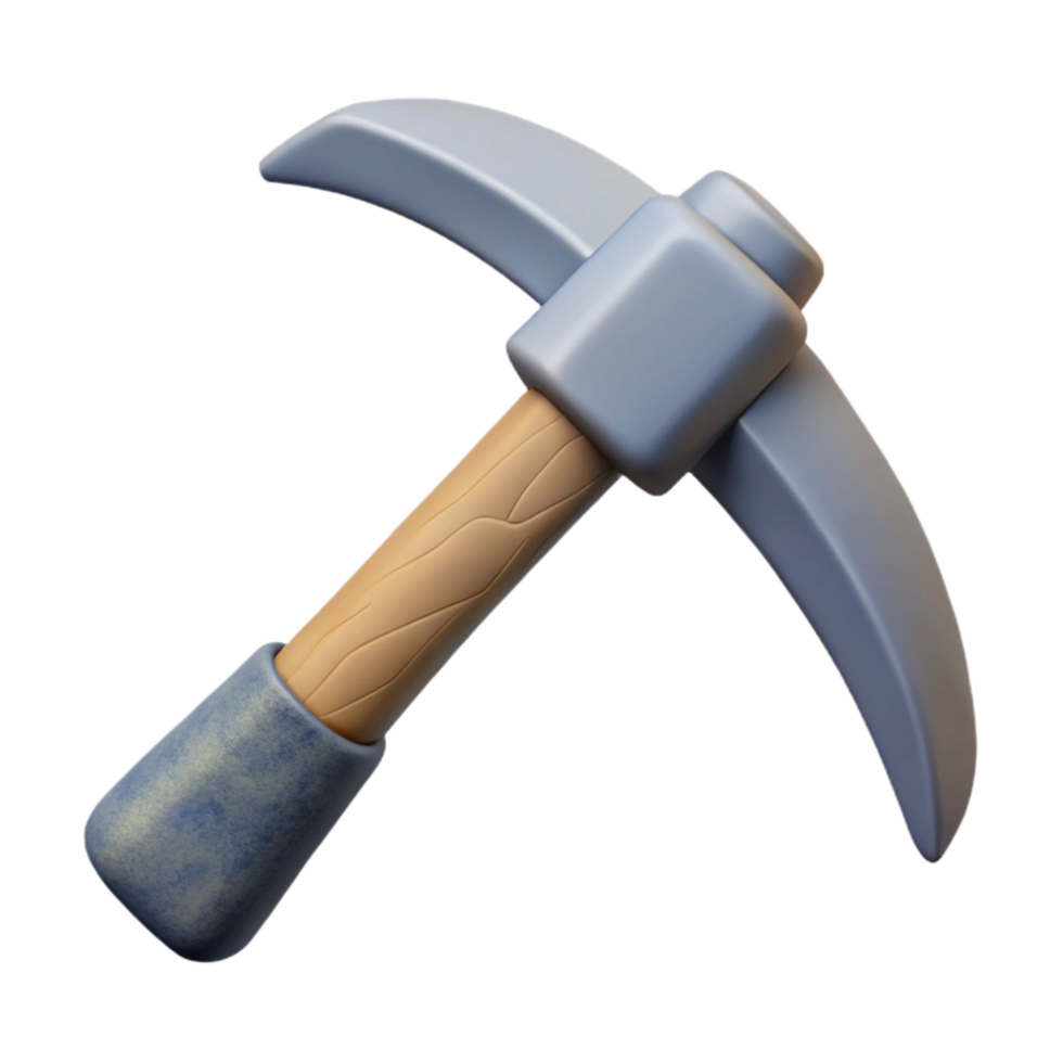 magnificent vintage Data Mining Icon Gray Pickaxe Cutout professional png