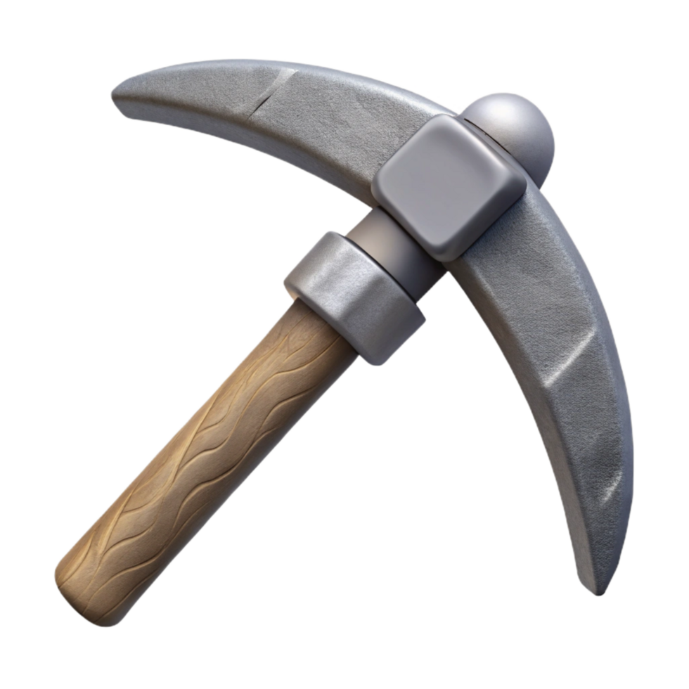 serene abstract Data Mining Methods Icon Gray Pickaxe Cutout high quality png