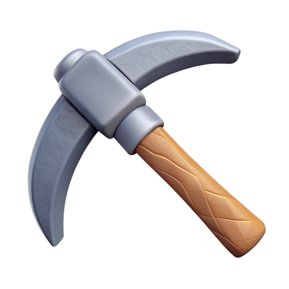 serene abstract Data Mining Icon Gray Pickaxe Cutout genuine png