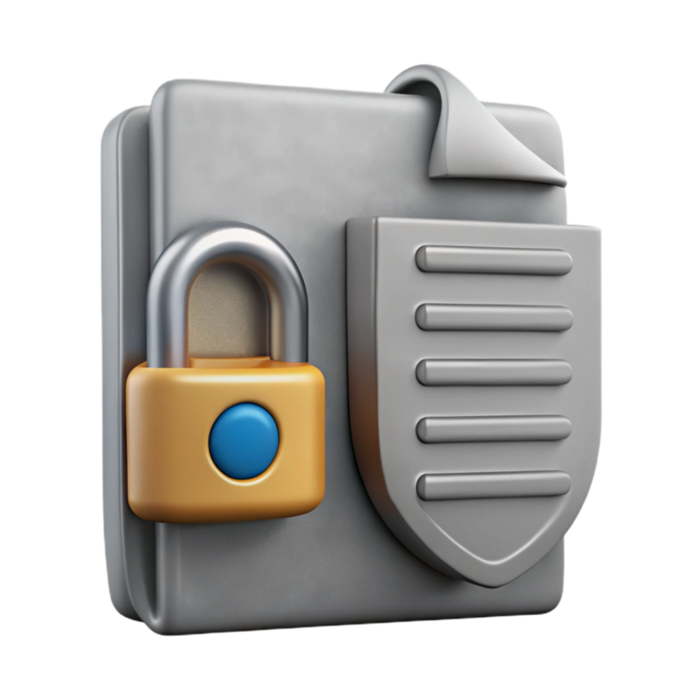 extraordinary abstract Data Privacy Policy Icon Gray Document Transparent Background exclusive png