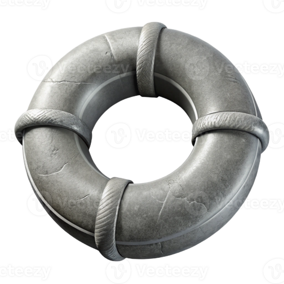 serene minimalist Data Recovery Icon Gray Lifebuoy Cutout exclusive png