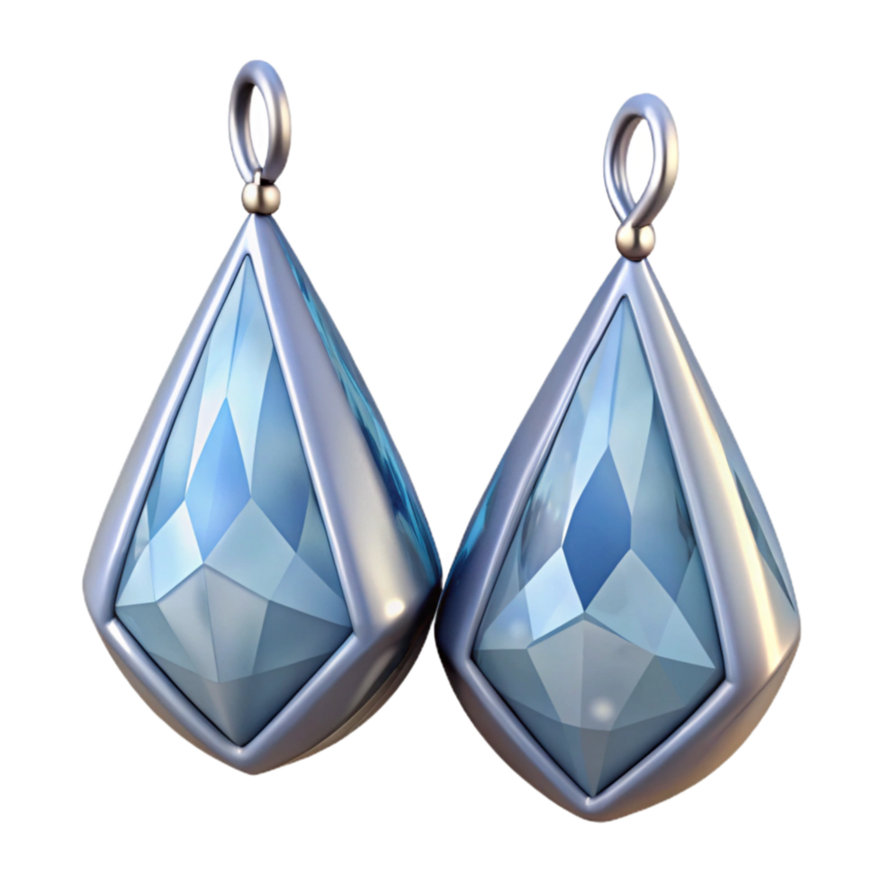 wonderful modern Diamond Earrings Teardrop Shape Transparent authentic png