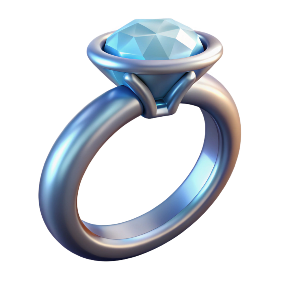 dramatic artistic Diamond Engagement Ring Sparkling Solitaire Cutout genuine png