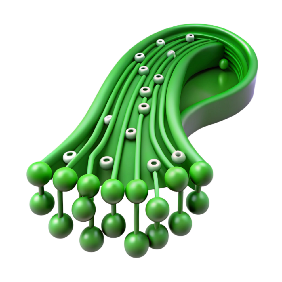 wonderful modern Digital Binary Code Stream Green Isolated Cutout 4K png
