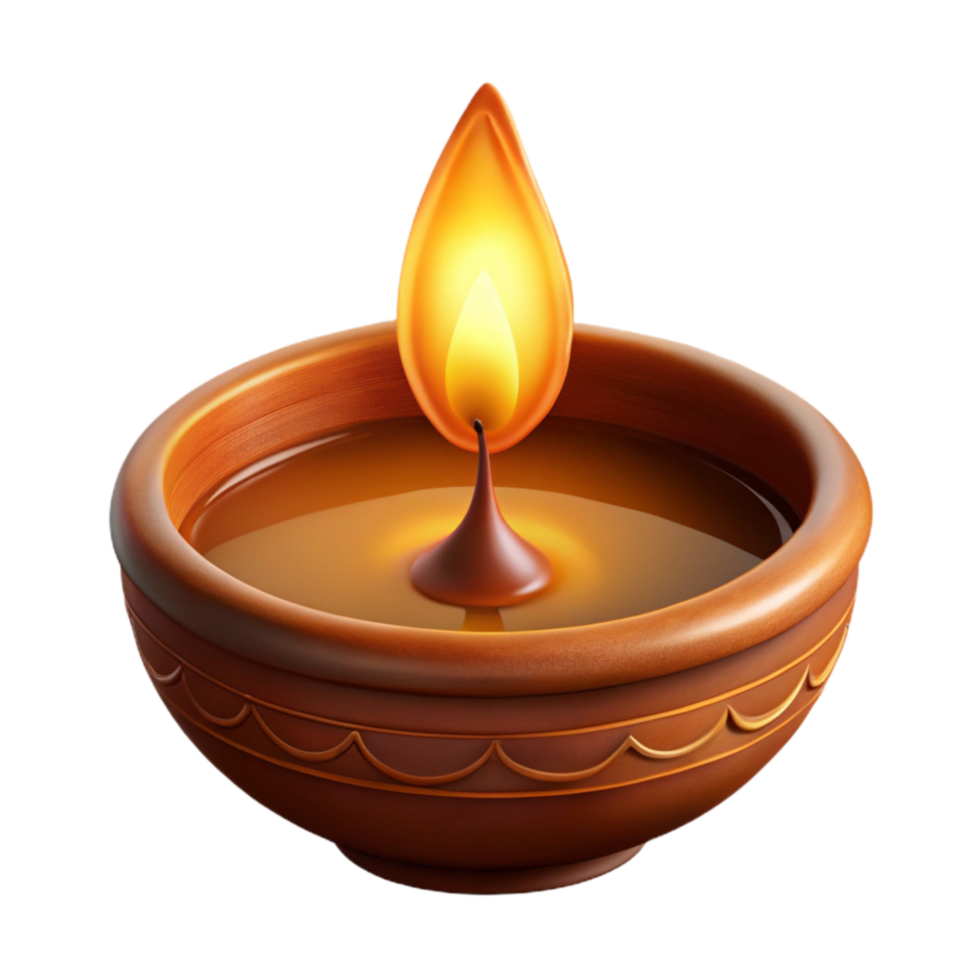beautiful contemporary Diya Lamp Diwali Festival Warm Glow Transparent original png