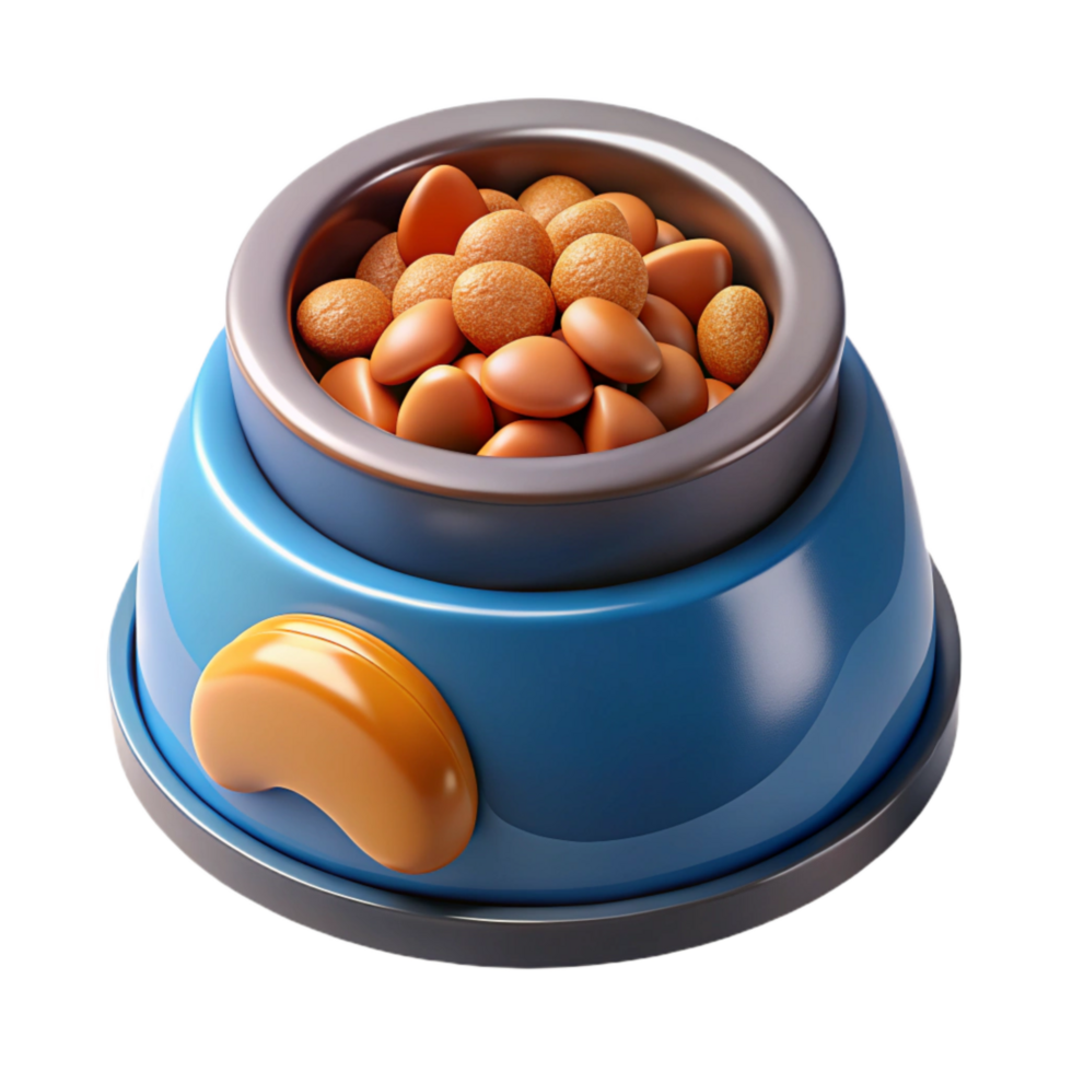 dramatic abstract Dog Bowl Filled with Food Transparent Background original png