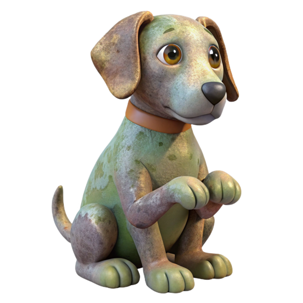 stunning modern Dog Sitting and Begging Cutout 4K png