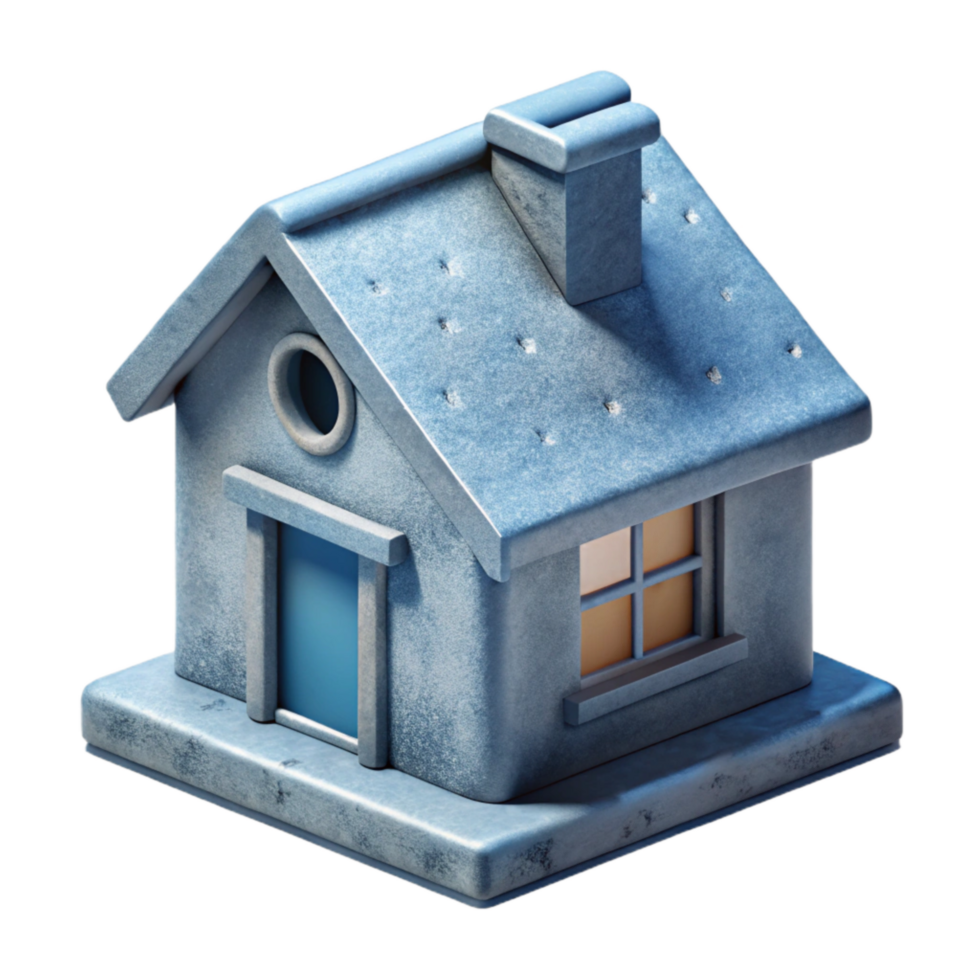 impressive abstract D Printed House Modern Design Isolated Transparent Background exclusive png
