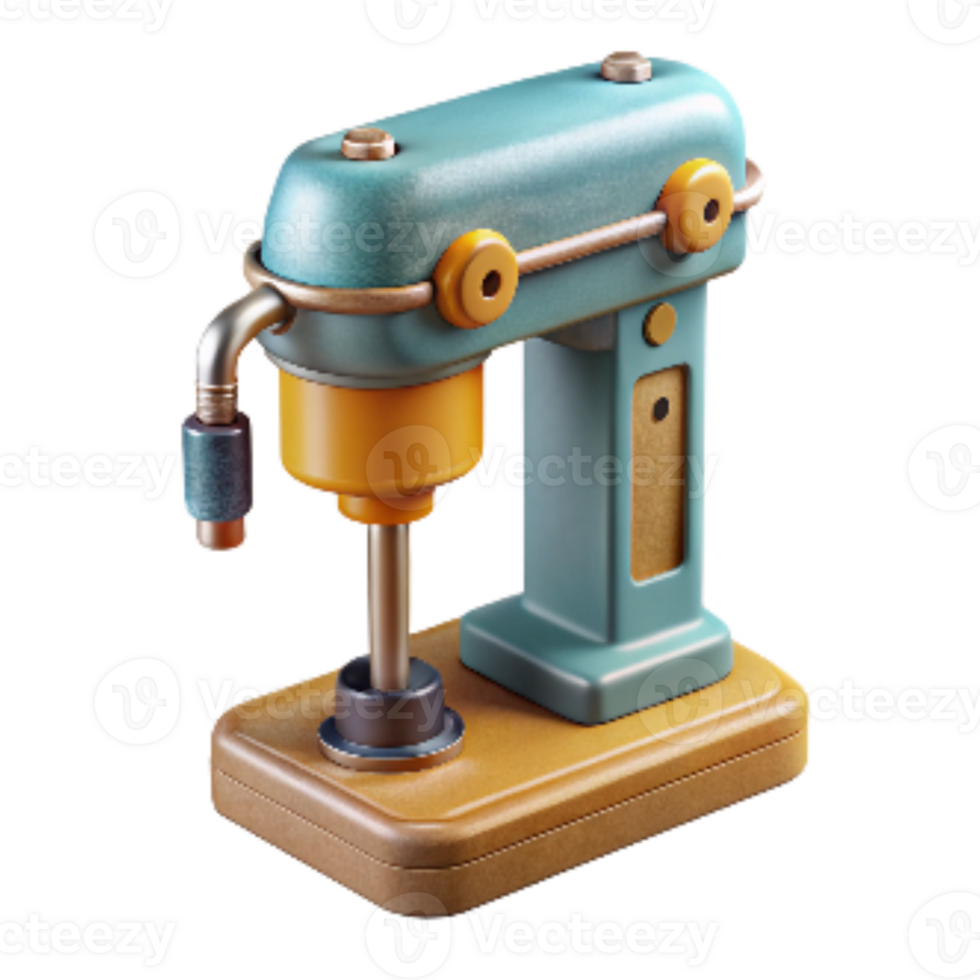 wonderful minimalist Drill Press Vertical Spindle Isolated high resolution png