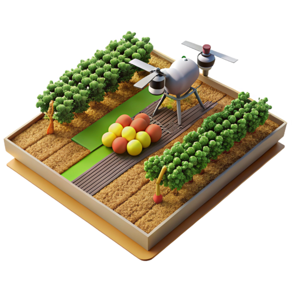 stunning artistic Drone Photograph of Vineyard During Harvest Isolated high resolution png