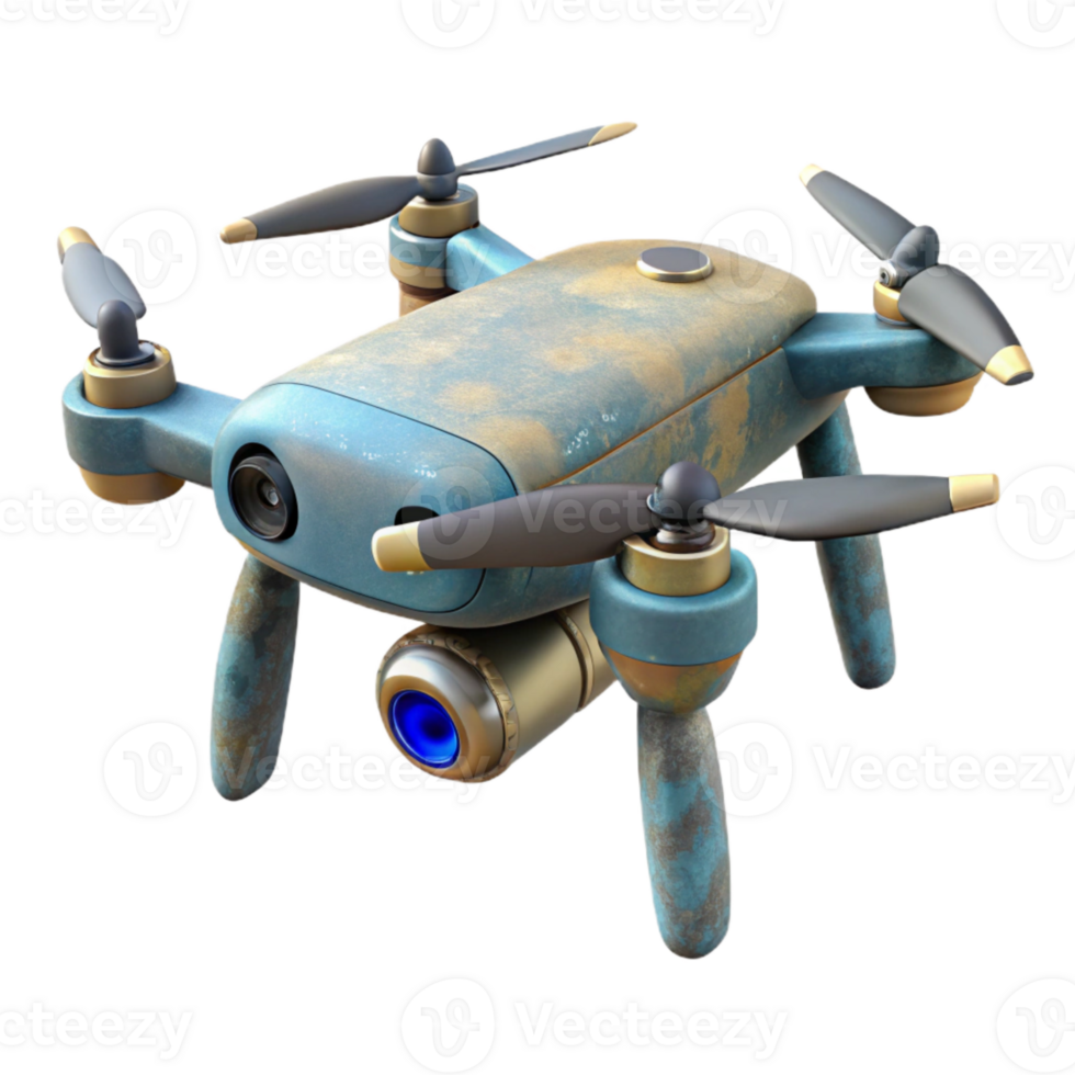 dramatic modern Drone with Camera Attached Transparent professional png